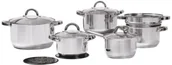 Zestawy garnków i patelni - Ambition Zestaw garnków AM-Berry 13 elementów) - miniaturka - grafika 1