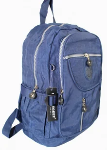 Bag Street Praktyczny Plecak Materiałowy BAG STREET 2216 GRANATOWY 35 x 26 x 15 cm - Plecaki - miniaturka - grafika 3