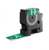 Papier do drukarek - Dymo Taśma zamiennik 1805426, 24mm x 5, 5m biały druk / zielony podkład, vinyl - miniaturka - grafika 1