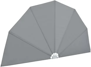 vidaXL Składany parawan tarasowy, szary, 200 cm vidaXL - Pawilony ogrodowe - miniaturka - grafika 4