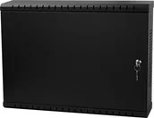 Szafy rack - NetRack Szafa Szafa wisząca Rack 19&quot V-Line 2U/120mm czarna drzwi metalowe 019-020-120-112 - miniaturka - grafika 1