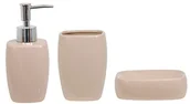 Dozowniki papieru i mydła dla firm - MSV zestaw łazienkowy, ceramiczny, 3-częściowy 141112 - miniaturka - grafika 1