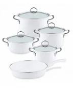 Zestawy garnków i patelni - Riess Zestaw garnków ceramicznych ArcticWeiss 0558-033 - miniaturka - grafika 1