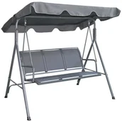 Huśtawki - Huśtawka ogrodowa LUNA 3-osobowa - miniaturka - grafika 1