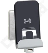 Klawisze i ramki - Legrand Plakietka ładowarki indukcyjnej + usb Celiane 068118 - miniaturka - grafika 1