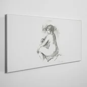 Obrazy i zdjęcia - PL Coloray Obraz na Płótnie Rysunek Kobiety Szkic 100x50cm - miniaturka - grafika 1