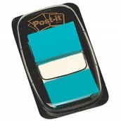 Zakładki indeksujące - Post-It 3M Zakładki indeksujące (680-23), PP, 25x43mm, 50 kart., jaskrawoniebieskie 3M-70071392768 - miniaturka - grafika 1