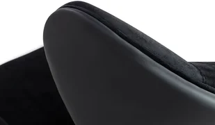 Fotel biurowy, krzesło biurowe King Home Fotel HAMPTON VELVET czarny ekoskóra czarna złota podstawa MSE011000304.E43V41 - Fotele i krzesła biurowe - miniaturka - grafika 8