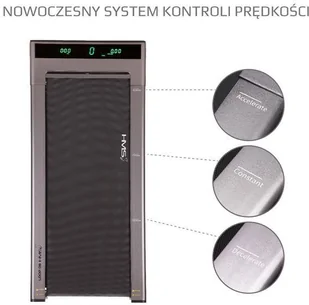 HMS LOOP06 GRAY BIEŻNIA ELEKTRYCZNA - Bieżnie - miniaturka - grafika 3