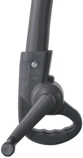 vidaXL Parasol wiszący ze stalowym słupkiem, 300 cm, piaskowy - Parasole ogrodowe - miniaturka - grafika 7