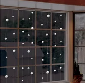 Ozdoby bożonarodzeniowe - Amscan Dekoracja wisząca Śnieżne Kule - 12,8 m - 1 szt. 671123 - miniaturka - grafika 1