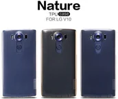 Etui i futerały do telefonów - Nillkin ETUI NATURE SILIKON 0.6MM LG V10 Brown (07733) - miniaturka - grafika 1