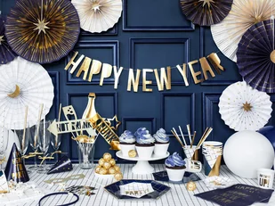 PartyDeco Opaska, Nowy Rok - Happy New Year - Sylwester - miniaturka - grafika 8