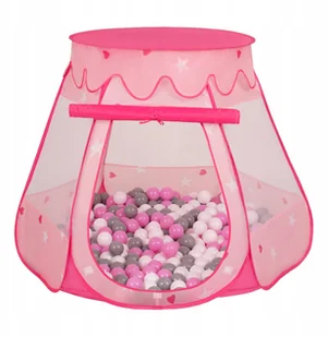 Namiot Zamek z piłkami Suchy Basen kulki 200 szt - Namioty i tipi dla dzieci - miniaturka - grafika 6