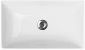Umywalki - Cersanit Laufen Kartell Umywalka wisząca 46x28x12 cm z otworem na baterię biała H8153350001111 H1090 - miniaturka - grafika 1