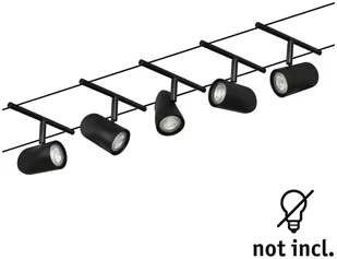 Paulmann Cup system linkowy 5-pkt. czarny matowy - Lampy pozostałe - miniaturka - grafika 2