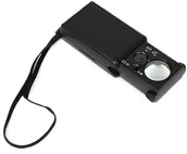 Mikroskopy i lupy - Lupa Kieszonkowa Jubil Uv Rozsuwana Led 30x 60x - miniaturka - grafika 1