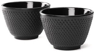 Bredemeijer Jang azjatycke filiżanki do herbaty z żeliwa, wypustki na zewnętrznej powierzchni, kolor czarny G004Z - Wystrój wnętrz - miniaturka - grafika 3