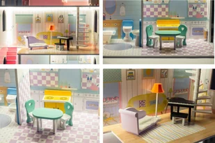 Mamabrum XXL Największy drewniany domek dla lalek 123 cm podświetlany LED taras akcesoria ogródek DOMEK W06A379 - Domki dla lalek Mamabrum XXL Największy drewniany domek dla lalek 123 cm podświetlany LED taras akcesoria ogródek DOMEK W06A379 - Domki dla lalek - miniaturka - grafika 6