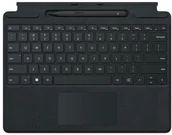Klawiatury do laptopów - Microsoft Surface Pro Signature Keyboard - keyboard - with touchpad accelerometer Surface Slim Pen 2 storage and charging tray - QWERTZ - German - black - with Slim Pen 2 - Klawiatury - Niemcy - Czarn 8X8-00005 - miniaturka - grafika 1