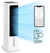 Klimatory - Klarstein Klarstein Skytower 360° Smart, klimatyzer, schładzacz powietrza, 60W, 450 m/h, 6 litrów, przenośny ACO4-Skytower360°Smt - miniaturka - grafika 1