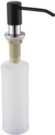 Mydelniczki i dozowniki mydła - Alveus Dozownik do płynów czarny CALLAS 1129076 - miniaturka - grafika 1