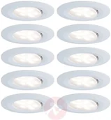 Lampy pozostałe - Paulmann LED reflektor wpuszczany Calla 10 szt. - miniaturka - grafika 1