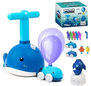 DELFIN AERODYNAMICZNE AUTO WYRZUTNIA BALONÓW 5907544115199 - Zabawki interaktywne dla dzieci - miniaturka - grafika 4