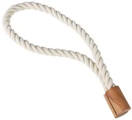 Akcesoria do wystroju okien - Upinacz do zasłon z magnesem WOOD ROPE ecru - miniaturka - grafika 1