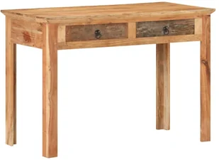 VidaXL Biurko, 110 x 50 x 75 cm, lite drewno z odzysku 320385 VidaXL - Biurka - miniaturka - grafika 9