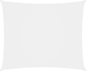 Parasole ogrodowe - vidaXL Prostokątny żagiel ogrodowy, tkanina Oxford, 5x7 m, biały 135275 - miniaturka - grafika 1