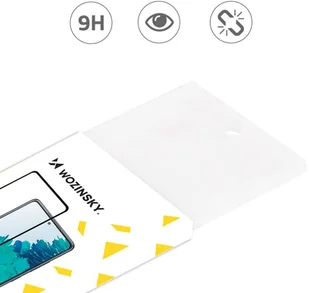 Wozinsky super wytrzymałe szkło hartowane Full Glue na cały ekran z ramką Case Friendly Samsung Galaxy A22 5G czarny hurtel-72397-0 - Szkła hartowane na telefon - miniaturka - grafika 2