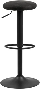 Actona Stołek barowy Regulowany Finch Antracytowy - Taborety i hokery - miniaturka - grafika 4