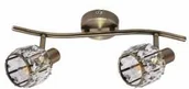 Lampy sufitowe - Krislamp Venus KR 374-2L Listwa plafon spot oprawa sufitowa 2x40W E14 patyna - miniaturka - grafika 1