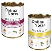 Mokra karma dla psów - Dolina Noteci Premium Senior : Opakowanie - 12 x 400 g, Smak - Kurczak - miniaturka - grafika 1