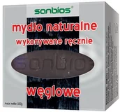 Mydła - Sanbios mydło węglowe 100g 5908230845680 - miniaturka - grafika 1