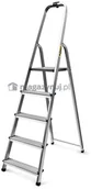 Drabiny - Drabina aluminiowa, 5 stopni wytrzymałość: 125-150 kg (wytrzymałość 125 kg) - miniaturka - grafika 1