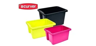 CURVER Pojemnik czarny 16L Essentials CURVER 225354 - Pudła i pojemniki do przechowywania - miniaturka - grafika 3