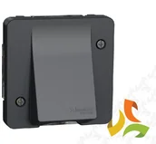 Klawisze i ramki - Schneider Electric MUREVA STYL Wypust kablowy dla 3x2,5mm2 (bez podstawy) IP55 antracyt MUR37931 - miniaturka - grafika 1