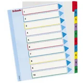 Przekładki do segregatorów - Esselte Przekładki wiel. opisu Maxi 1-10 100208 - miniaturka - grafika 1