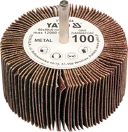 Materiały ścierne - YATO Ściernica listkowa trzpieniowa 80x40x6 p120 YT-83385 - miniaturka - grafika 1