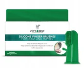 Woreczki na psie odchody - Vets Best Szczoteczki Napalcowe 5 szt - miniaturka - grafika 1