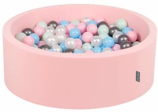 KiddyMoon basen z piłkami 90 x 30 cm / 300 piłek 7 cm basen z kolorowymi piłkami dla niemowląt, okrągły, jasnoróżowy: perła/różowa/Baby niebieski/miętowy/srebrny - Suche baseny KiddyMoon basen z piłkami 90 x 30 cm / 300 piłek 7 cm basen z kolorowymi piłkami dla niemowląt, okrągły, jasnoróżowy: perła/różowa/Baby niebieski/miętowy/srebrny - Suche baseny - miniaturka - grafika 1