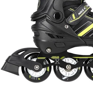 Nils EXTREME NH18191 2w1 CZARNO-LIMONKOWY ROZM.L(39-43) ŁYŻWOROLKI Z WYM. PŁ. HOKEJOWĄ EXTREME 16-21-075 - Rolki - miniaturka - grafika 6