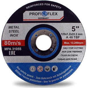 Bosch Tarcza tnąca 125x1x22,23 mm, 2608603171 2.608.603.171 - Materiały ścierne - miniaturka - grafika 6