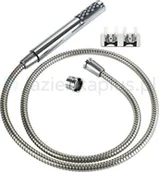 Węże prysznicowe - Wenko Wenko wąż prysznicowy srebrny 81340100 - miniaturka - grafika 1