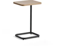 Części i akcesoria do laptopów - AJ Produkty Stół na laptopa STANDBY, 425x350x647 mm, czarny stelaż, blat dąb - miniaturka - grafika 1
