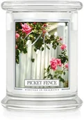 Świece - Kringle Candle Picket Fence, świeca zapachowa, średni słoik, 2 knoty - miniaturka - grafika 1