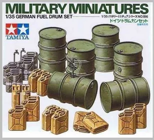 Tamiya Militaria w skali 1:35 Beczki i karnistry, niemieckie 35186 - Zabawki zdalnie sterowane - miniaturka - grafika 4