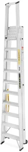 ALOSS 996 99675100 Drabina montażowa jednostronna z dwoma kółkami wysokość robocza 4,12m) 75100-uniw - Drabiny - miniaturka - grafika 4
